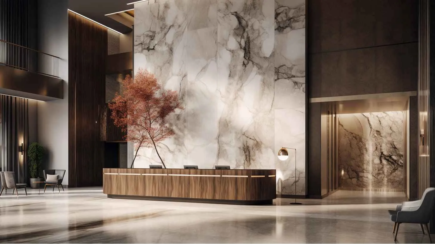 Marriott Residences JVC — лобби