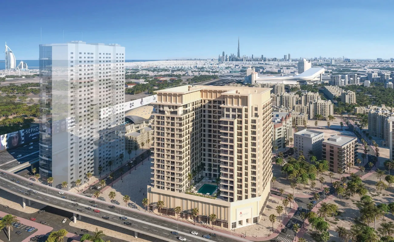 Marriott Residences Sheikh Zayed Road — вид на комплекс, фото 3
