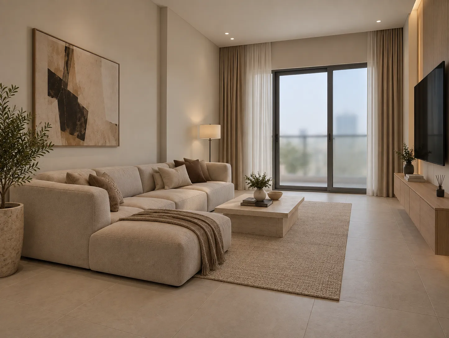 Mars Residences — интерьер гостиной