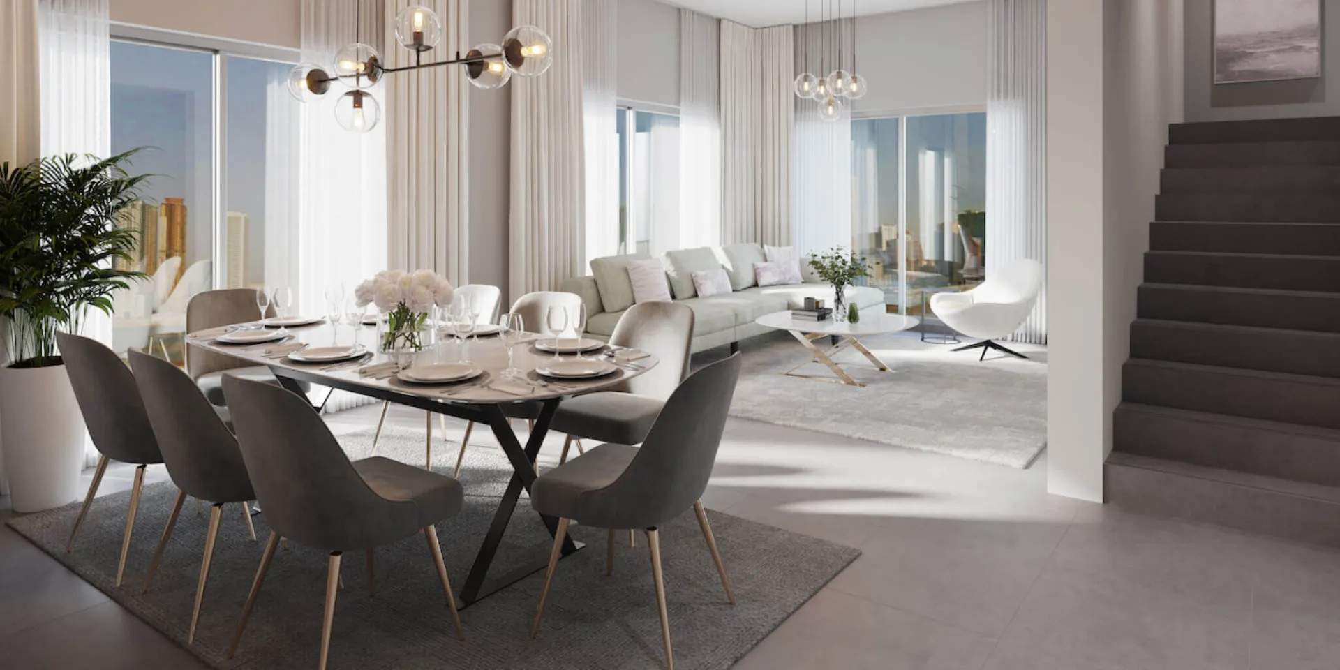 Maryam Gate Residences — интерьер гостиной