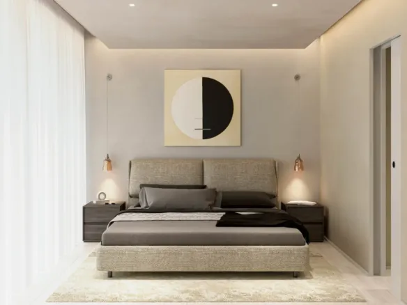 Mas Barsha Residency — спальня