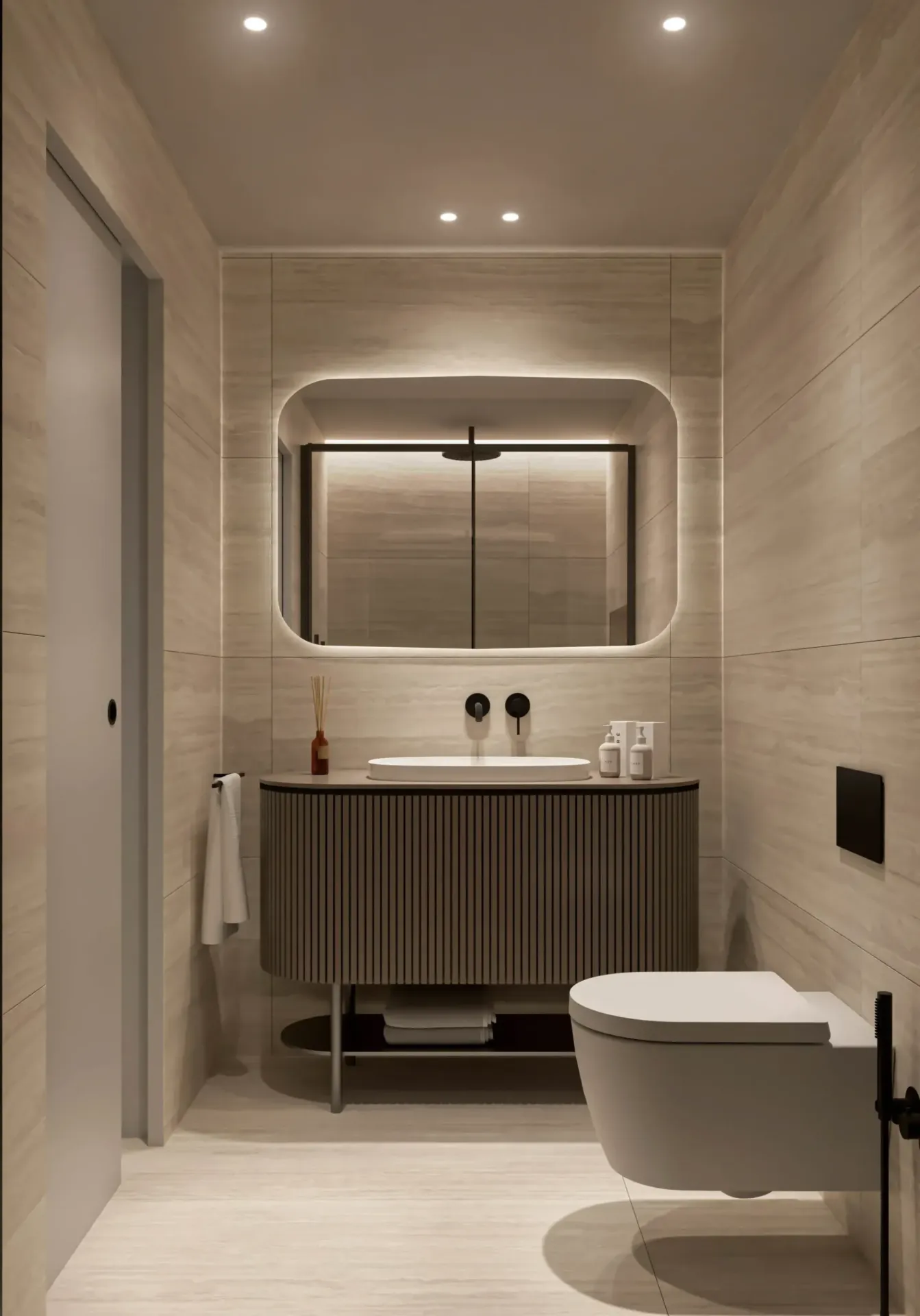 Mas Barsha Residency — ванная комната