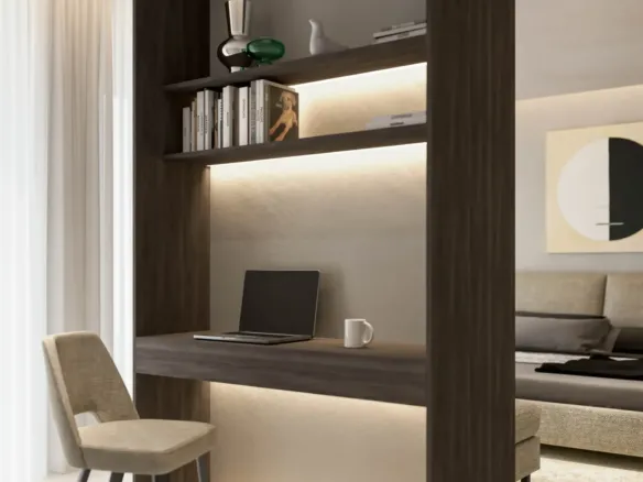 Mas Barsha Residency — рабочая зона