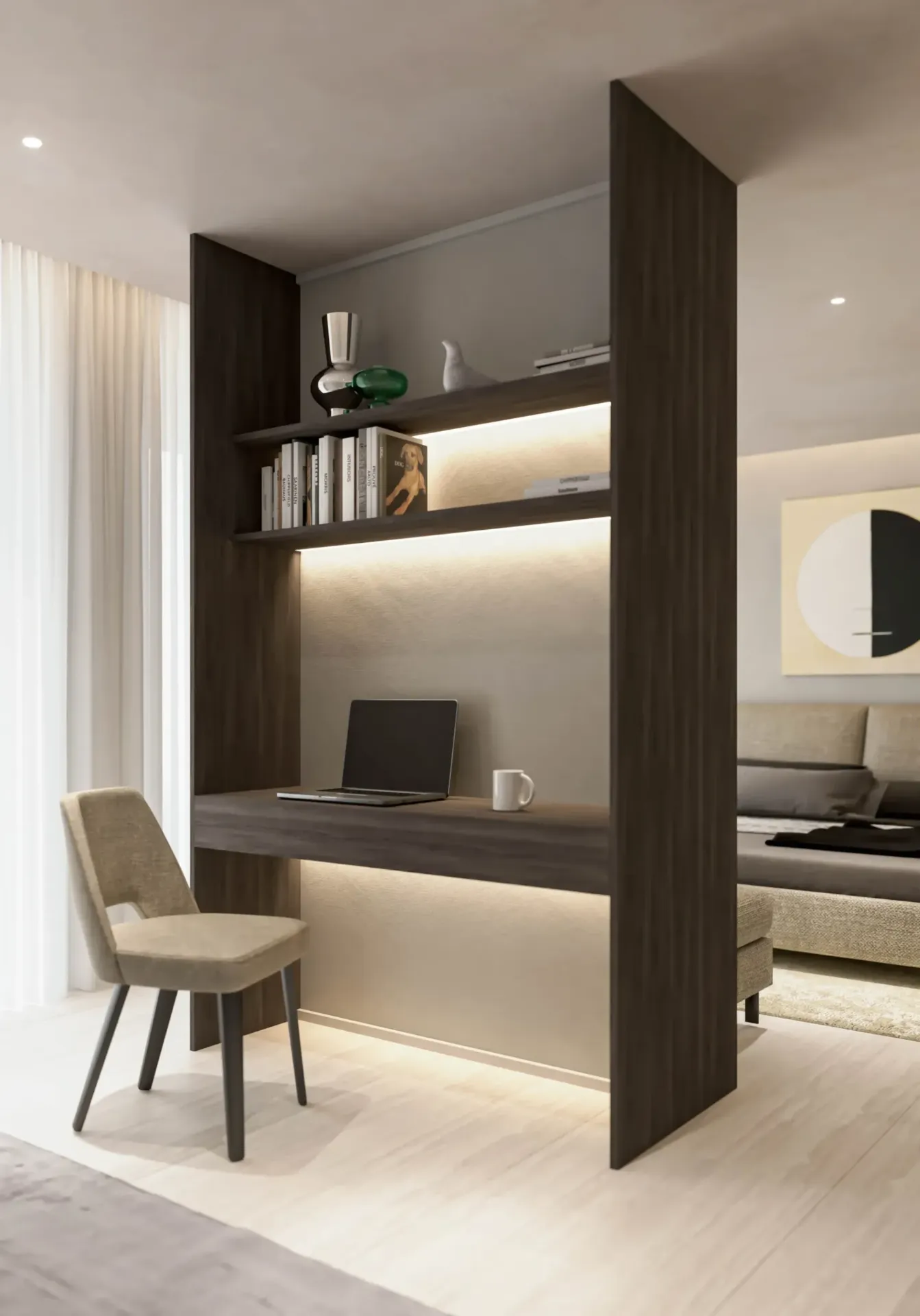 Mas Barsha Residency — рабочая зона