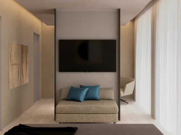 Mas Barsha Residency — интерьер спальни