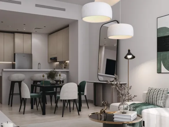 Mass Residences — кухня-гостиная