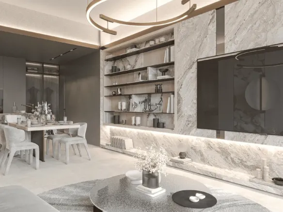 Mayfair Gardens — интерьер гостиной