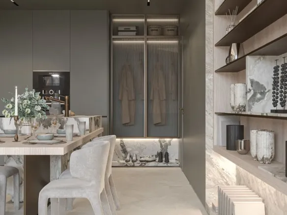 Mayfair Gardens — кухня-столовая