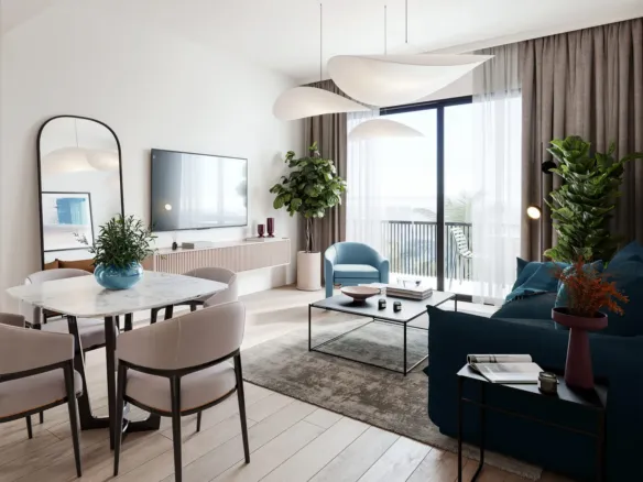 Mayfair Residence — интерьер гостиной, фото 9