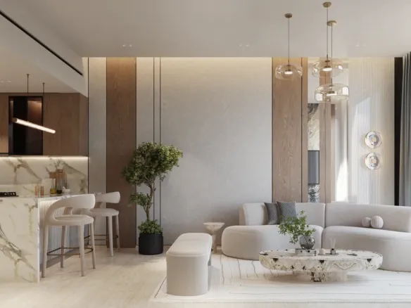 Mayfair Nexus — кухня-гостиная, фото 7