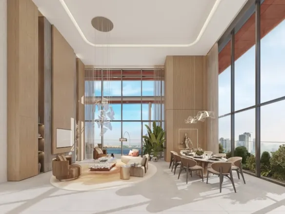 Mercer House — интерьер гостиной, фото 12