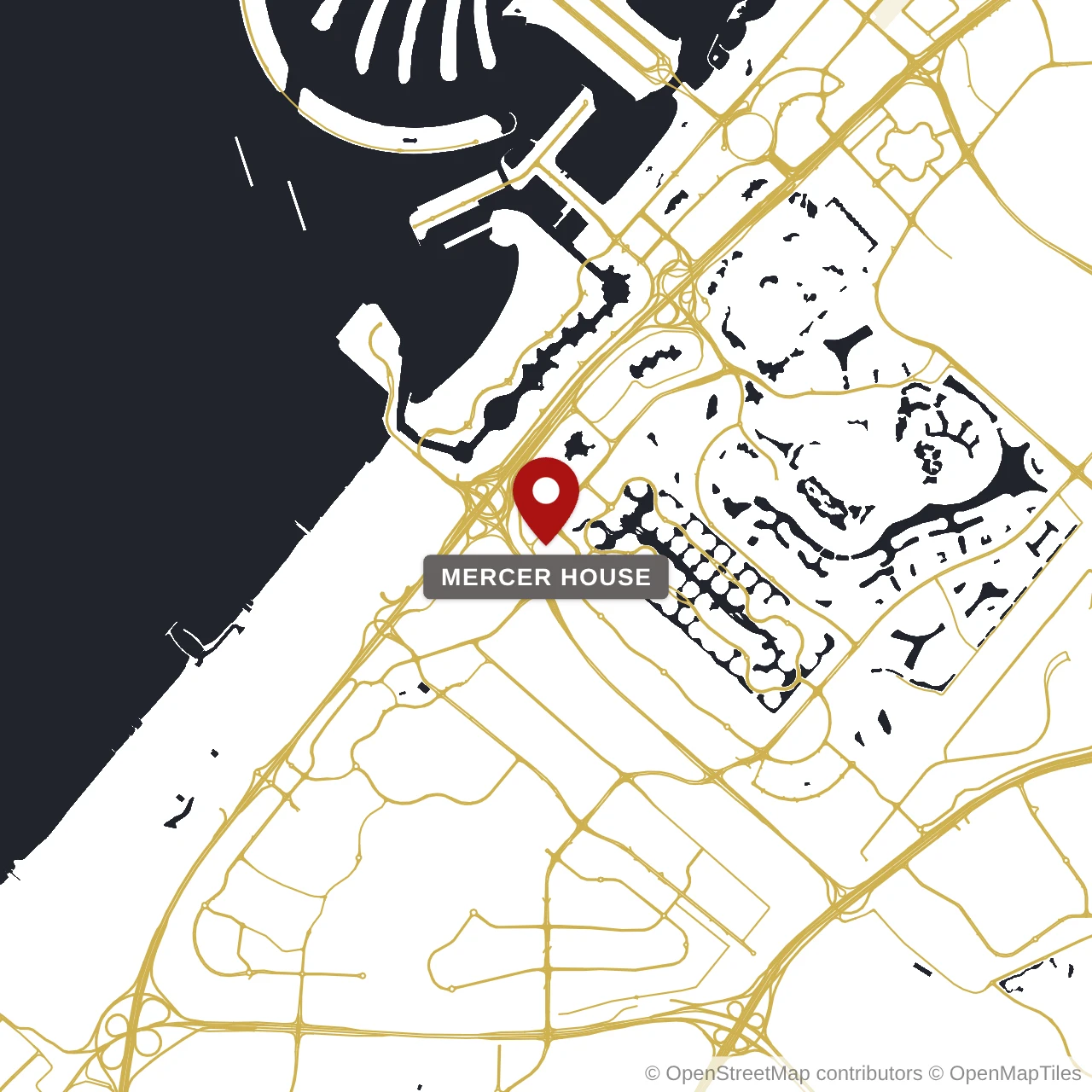 Расположение Mercer House на карте: JLT (Джумейра Лейк Тауэрс), Dubai