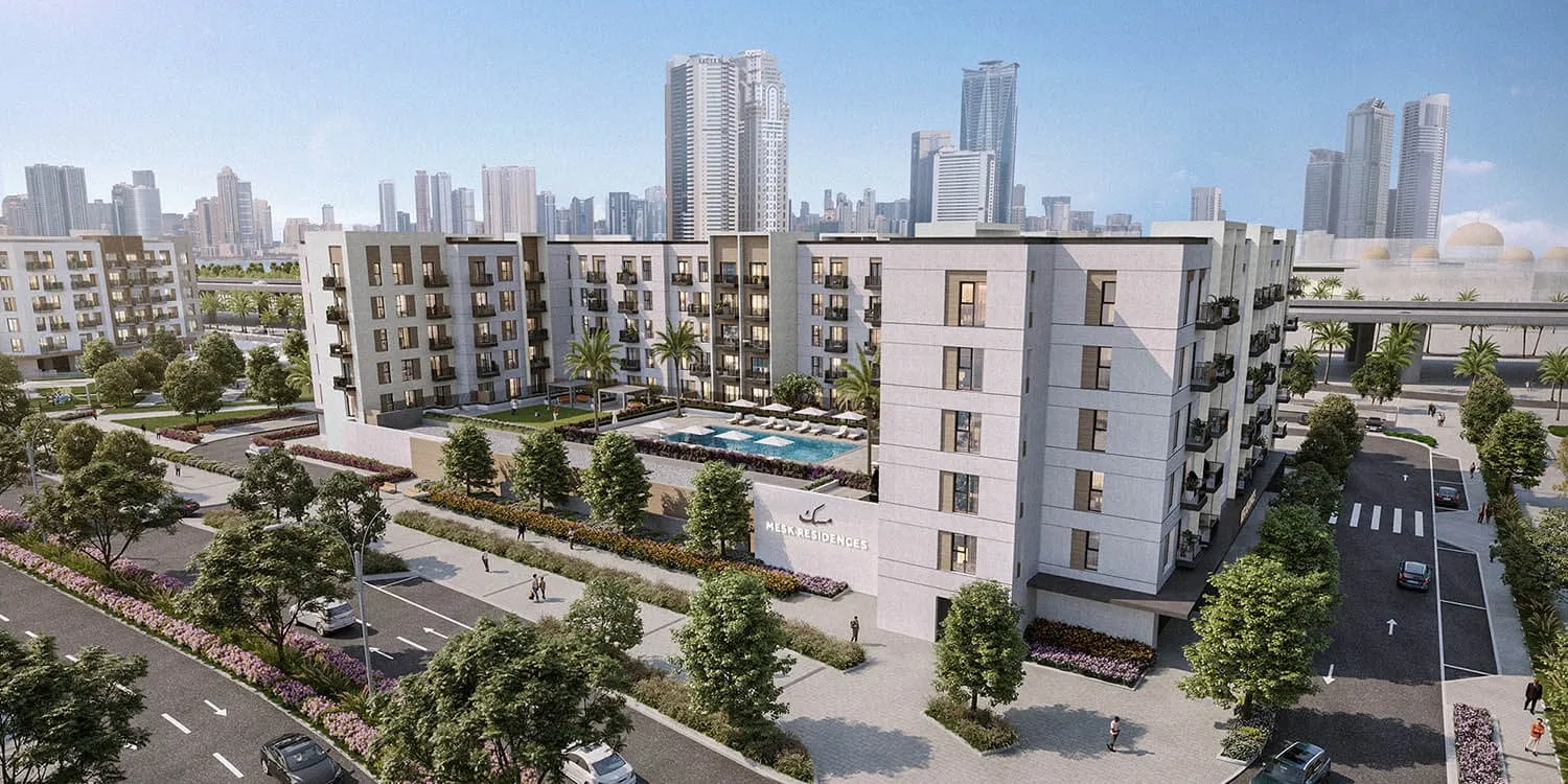 Mesk Residences Maryam Island — вид на комплекс, фото 3