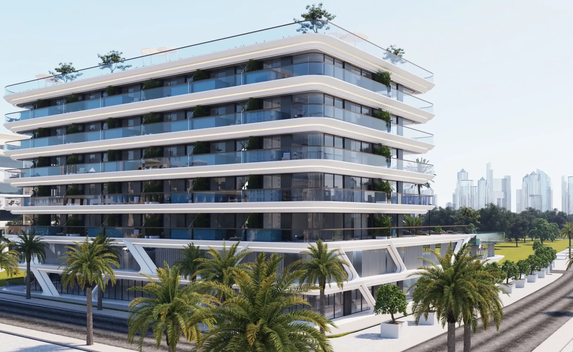 Miami II — фасад здания