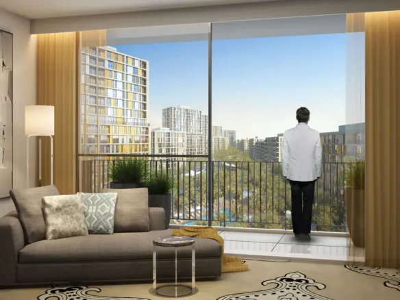 Midtown Mesk — интерьер гостиной, фото 7