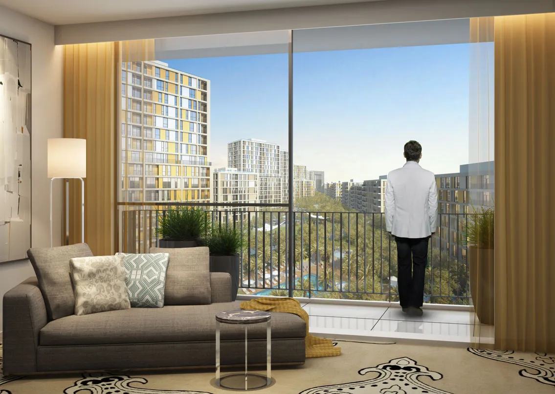 Midtown Mesk — интерьер гостиной, фото 7