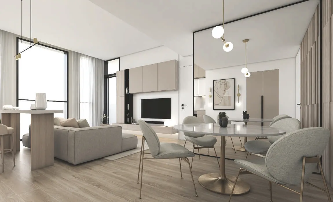 Midtown Noor — интерьер гостиной