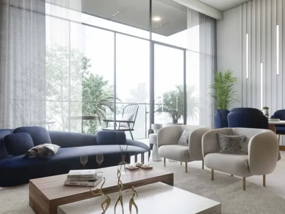 Milestone Residences — интерьер гостиной