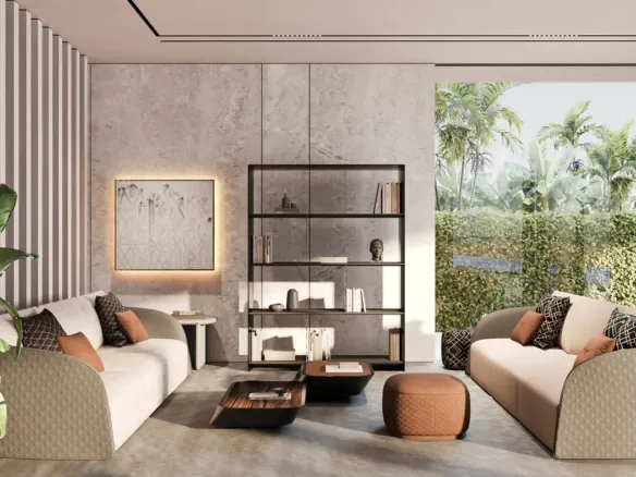 Mira Villas by Bentley Home — интерьер гостиной