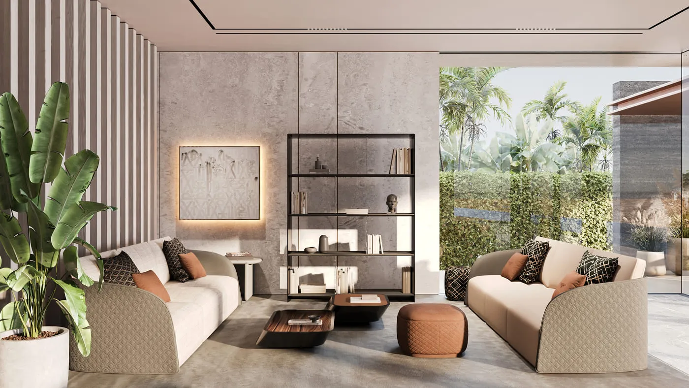 Mira Villas by Bentley Home — интерьер гостиной