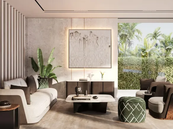 Mira Villas by Bentley Home — интерьер гостиной, фото 7