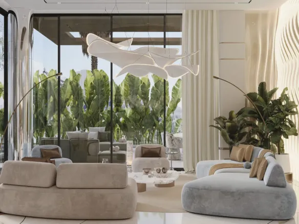 Monaco Mansions — интерьер гостиной, фото 15