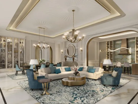 Monaco Mansions — интерьер гостиной, фото 19