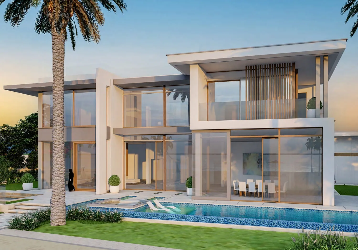Murjan Al Saadiyat — фасад виллы