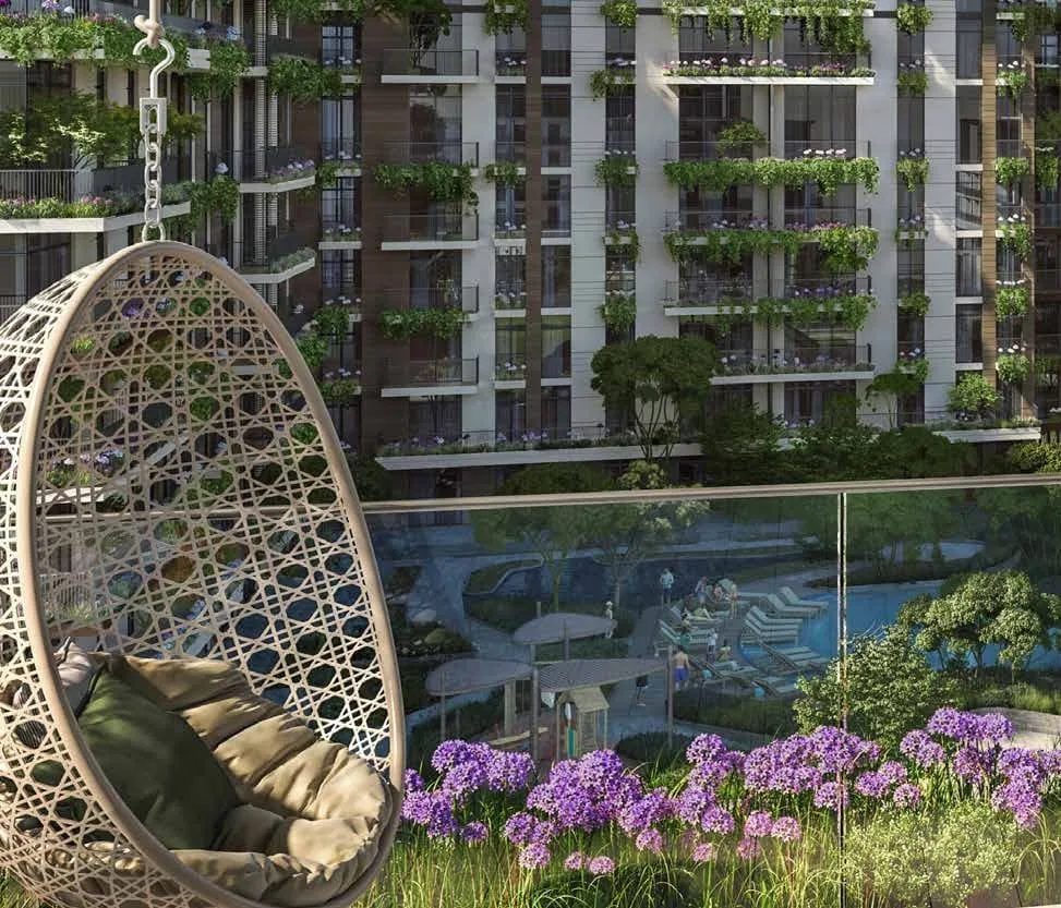 Myrtle Central Park — вид с балкона