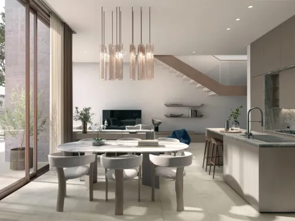 Nad Al Sheba Garden Phase 4 — кухня-гостиная