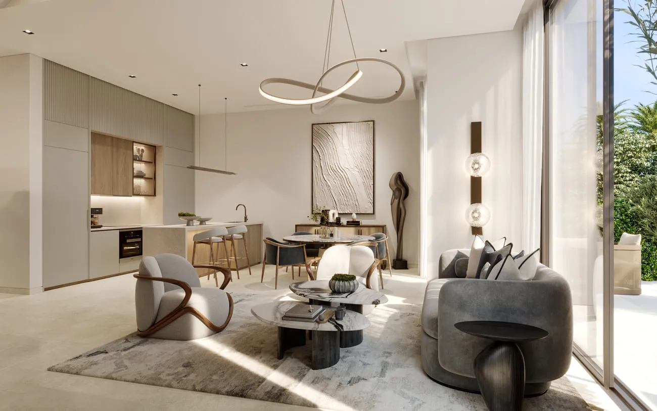 Nad Al Sheba Garden Phase 5, 6 — интерьер гостиной