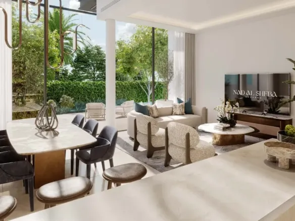 Nad Al Sheba Gardens 10 — интерьер гостиной