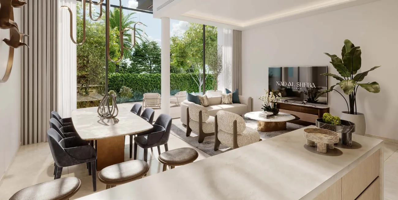 Nad Al Sheba Gardens 10 — интерьер гостиной