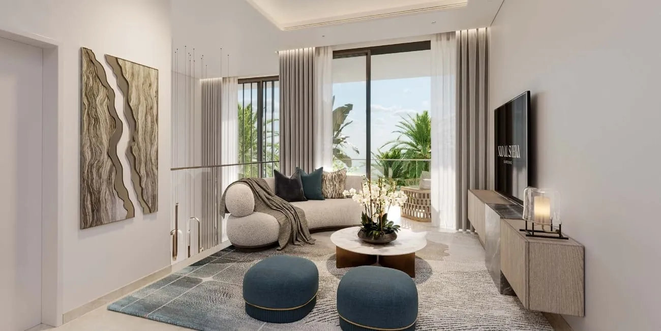 Nad Al Sheba Gardens 10 — интерьер гостиной, фото 15
