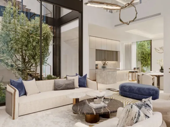 Nad Al Sheba Gardens Phase 11 — интерьер гостиной, фото 16