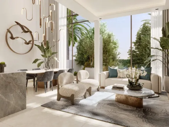 Nad Al Sheba Gardens Phase 7 — интерьер гостиной