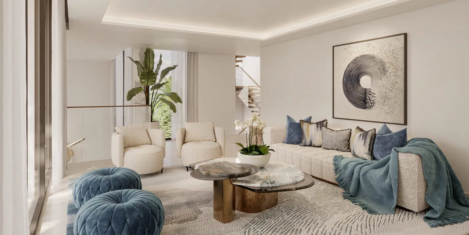 Nad Al Sheba Gardens Phase 7 — гостиная