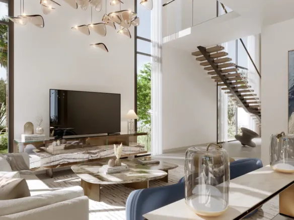 Nad Al Sheba Gardens Phase 8 — интерьер гостиной, фото 23