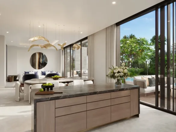 Nad Al Sheba Gardens Phase 8 — кухня-гостиная