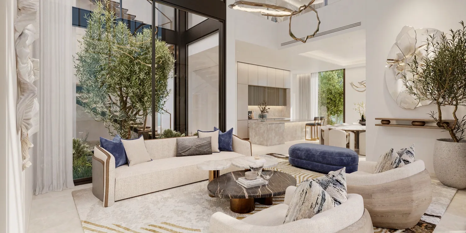 Nad Al Sheba Gardens Phase 9 — интерьер гостиной