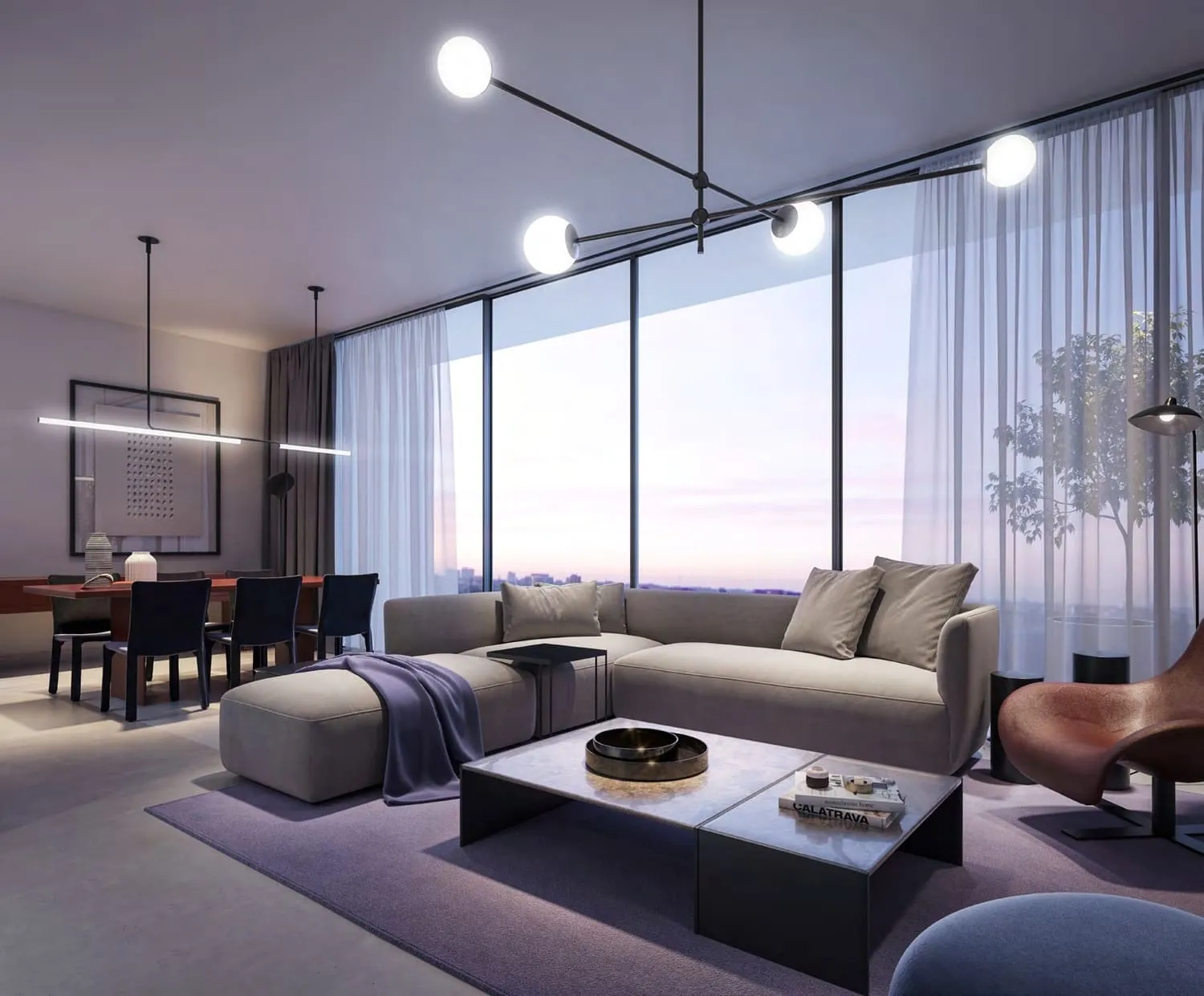 Nasaq Apartments — интерьер гостиной