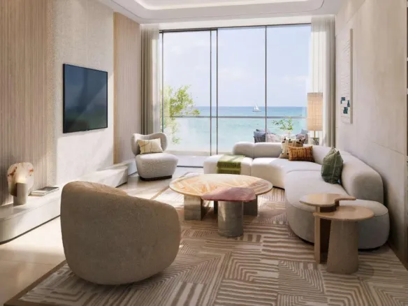 Nasim Al Bahr Residences — интерьер гостиной