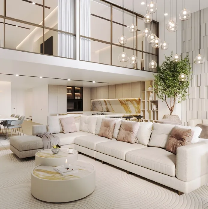 Nasim Lofts at Bay Residence — интерьер гостиной