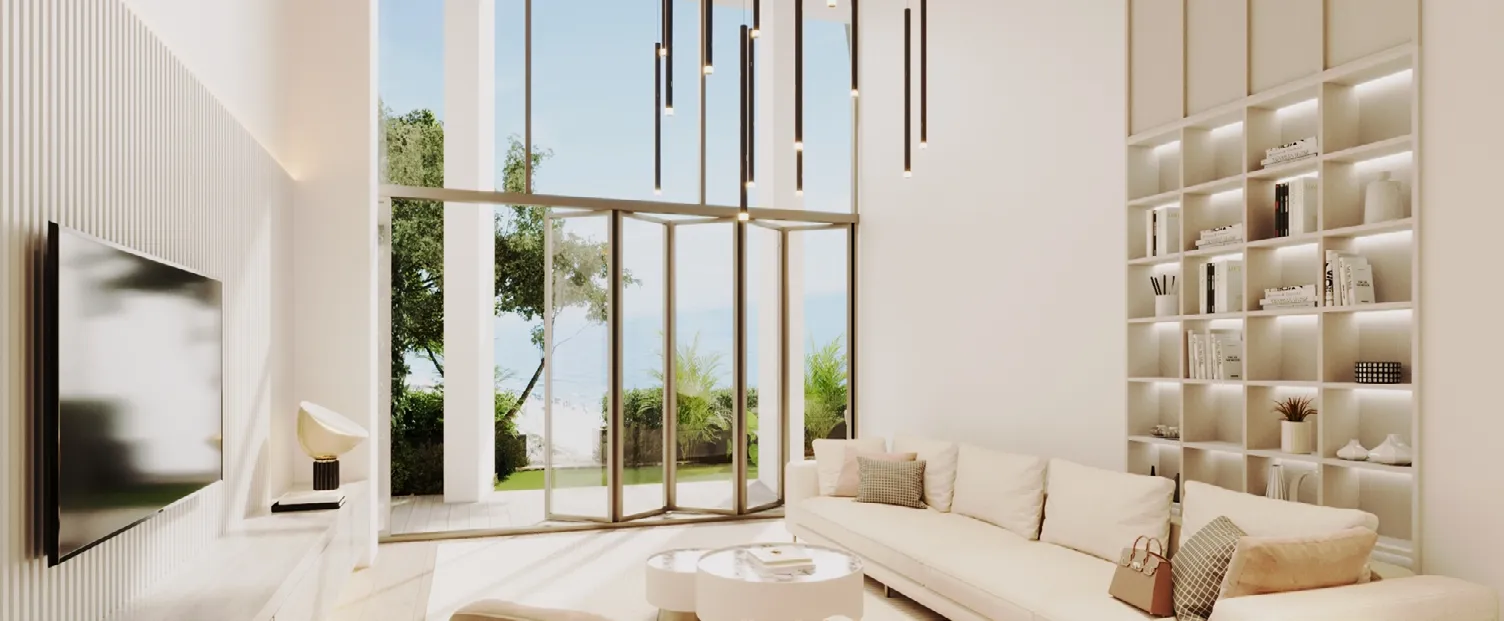 Nasim Lofts at Bay Residence — интерьер гостиной, фото 5