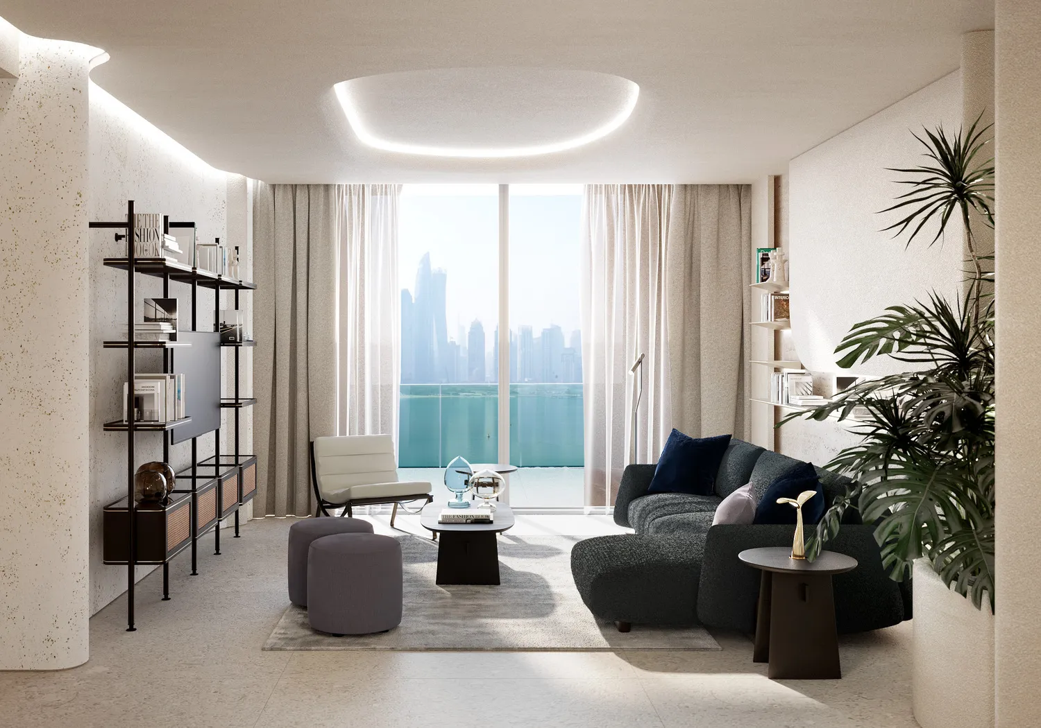 Natuzzi Harmony — интерьер гостиной