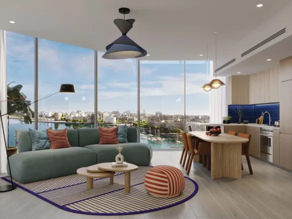 Nautica Towers — интерьер гостиной, фото 15