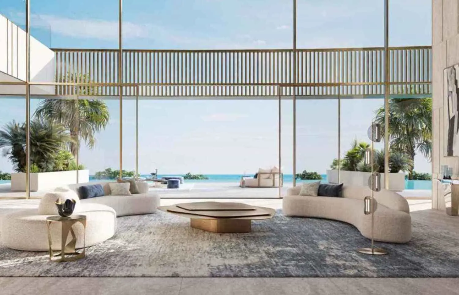 Nawayef Mansions by Modon Properties — интерьер гостиной