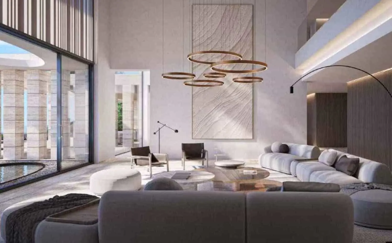 Nawayef Mansions by Modon Properties — интерьер гостиной, фото 12