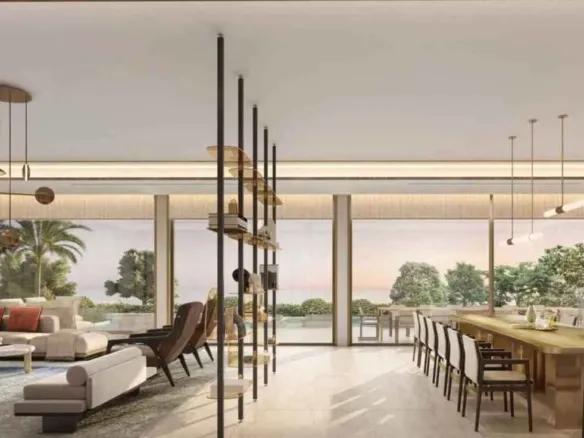 Nawayef West by Modon Properties — интерьер гостиной