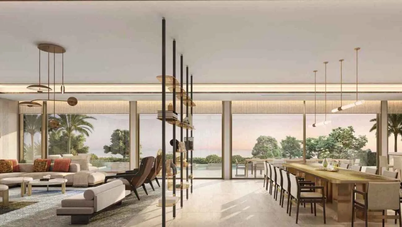 Nawayef West by Modon Properties — интерьер гостиной